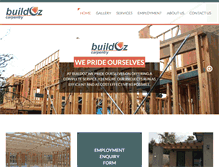 Tablet Screenshot of buildoz.com.au